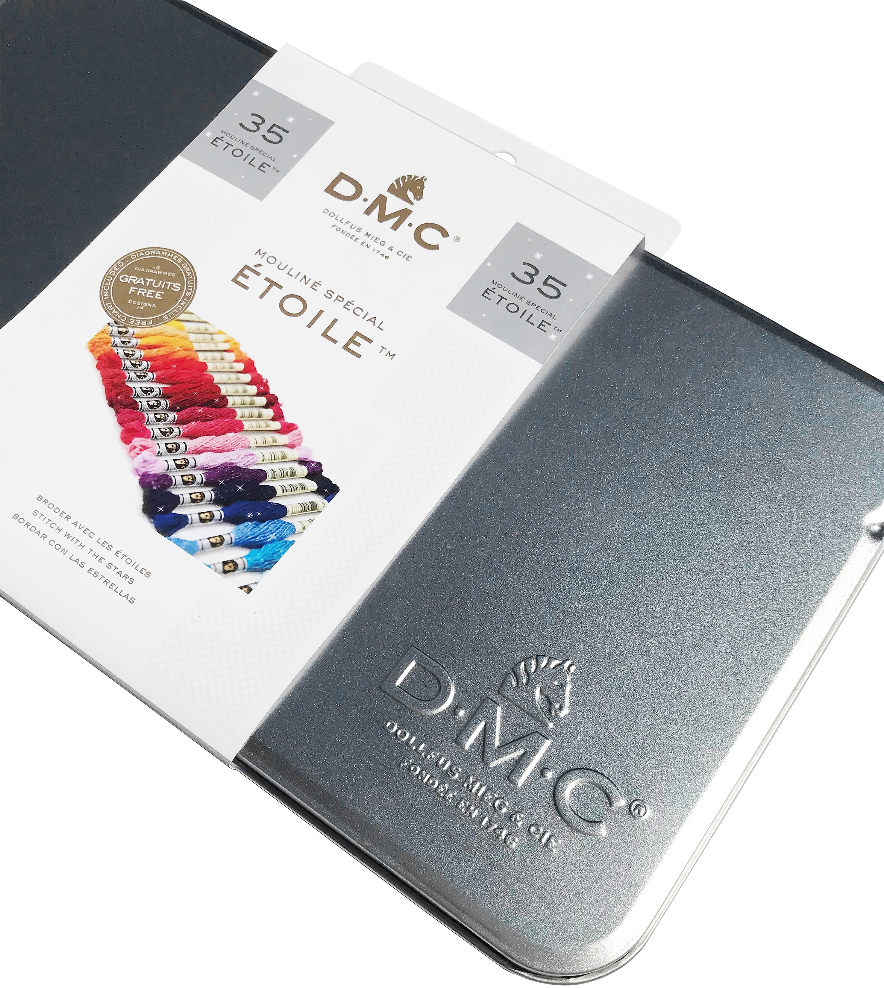 DMC Etoile Embroidery Floss Tin 8.7yd 35/Pkg-New Etoile Colors