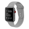 thumbnail image 2 of Solid Silicone Sport Replacement Band for Apple Watch Series 1, 2, 3, 4, & 5, 2 of 2