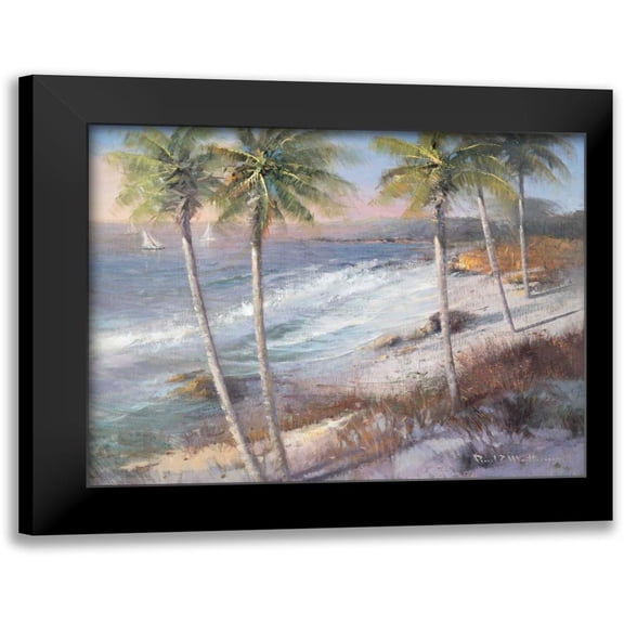 Mathenia, Paul 14x12 Black Modern Framed Museum Art Print Titled - Island Getaway