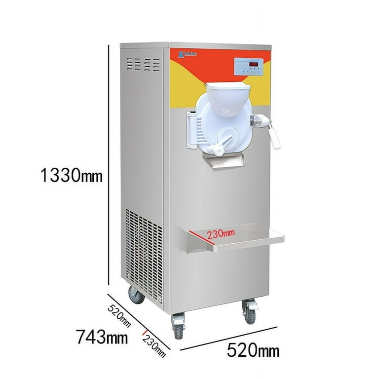 Kolice ETL Commercial heavy duty gelato hard ice cream machine 85-100L/hour