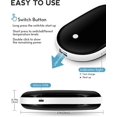thumbnail image 2 of Rechargeable Hand Warmers, Reusable Electric Hand Warmer Pocket Portable USB Warmer, 2 of 3