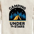 thumbnail image 3 of Instant Message - Camping Under The Stars - Toddler & Youth Crewneck Fleece Sweatshirt, 3 of 6