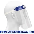 thumbnail image 2 of Safety Face Shield 2 PCS, All-Round Protection Cap Plastic Face Shield Safety Face Shield Full Face Shield for Men and Women Anti-Fog, Anti-saliva, Anti-Spitting Hat Cover Outdoor Indoor Use, 2 of 2