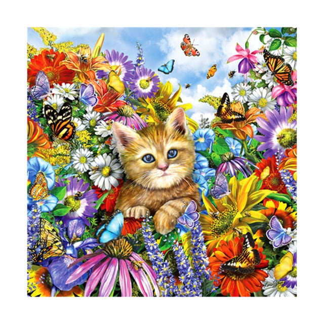 DIY Animal pintura de diamantes de imitación costura dibujos animados cristal bordado imágenes diamante punto de cruz decoración Advancent JJ21111-04