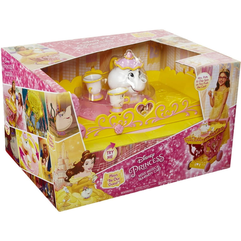 Disney princess belle tea sale party cart playset