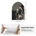thumbnail image 2 of Lsque Vintage Dog Illustration Pattern Knitted Beanie, Unisex Winter Hat, Knit Hat Winter Beanies Thick Fisherman Beanies Cuffed Plain Skull Caps, 2 of 6