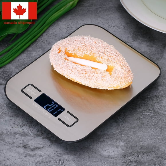 10kg/1g Accurate Electric Kitchen Scale High-precision Kitchen Scale Mini Electronic Platform Scale Food Weighing Scale Shipping from Canada Warehouse, Delivery in 7 Days