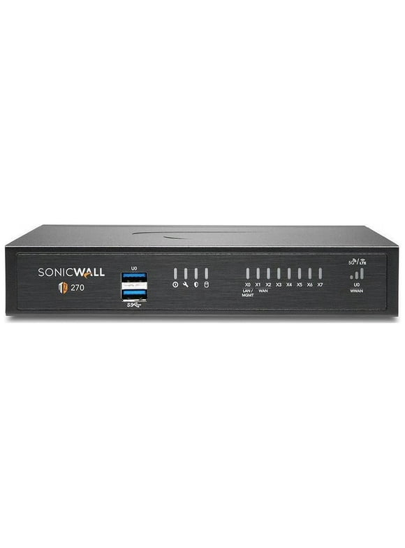 SonicWall TZ Series (Gen 7) TZ270 - Security appliance - with 2 years Essential Protection Service Suite 1 year EPSS (with valid competitive information provided) - GigE - promo - desktop