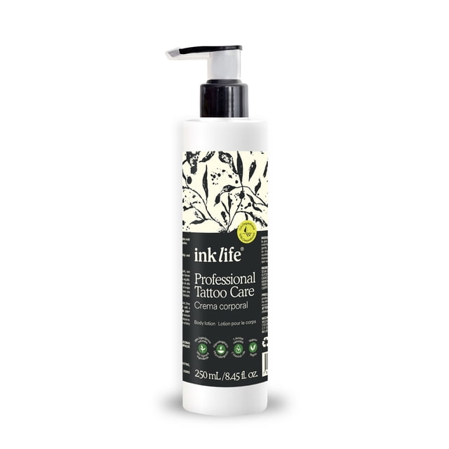 Ink Life Crema Corporal Profesional para Tatuaje 250 ml Super Humectante