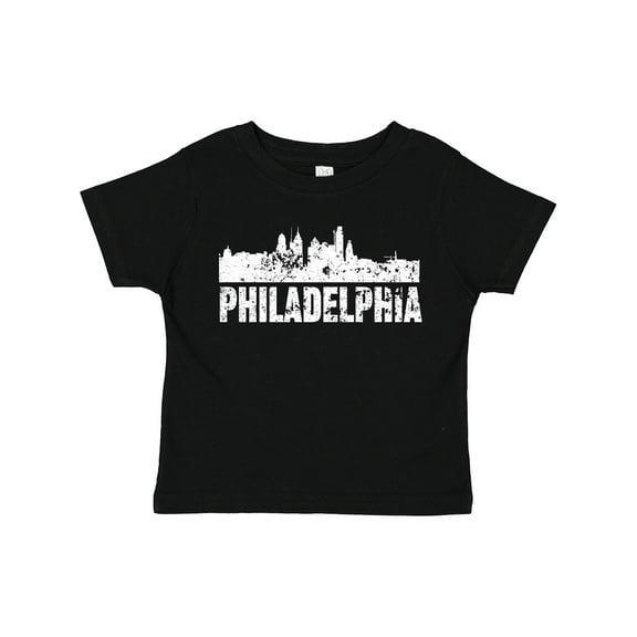 Inktastic Philadelphia Skyline Grunge Boys or Girls Toddler T-Shirt