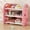Pink, variant on Kids Toy Organizers and Storage with 6 Removable Plastic Bins, Multi-Purpose 3-Tier Toy Shelf to Organize Toys for Playroom, Bedroom, Daycare, Nursery