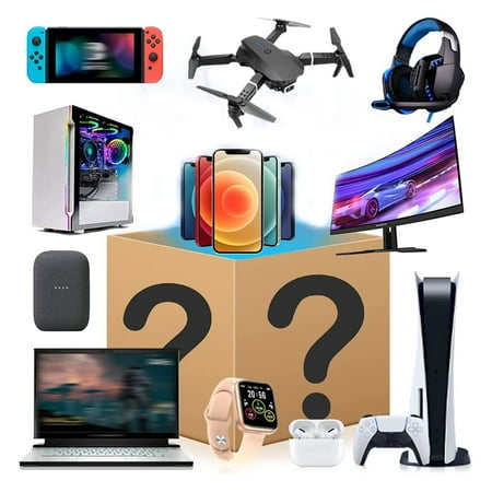 FYHALE Pallets for Sale Liquidation, Electronic Parcels and Ships Randomly 3-20 Products Mystery Electronic Boxes, Black