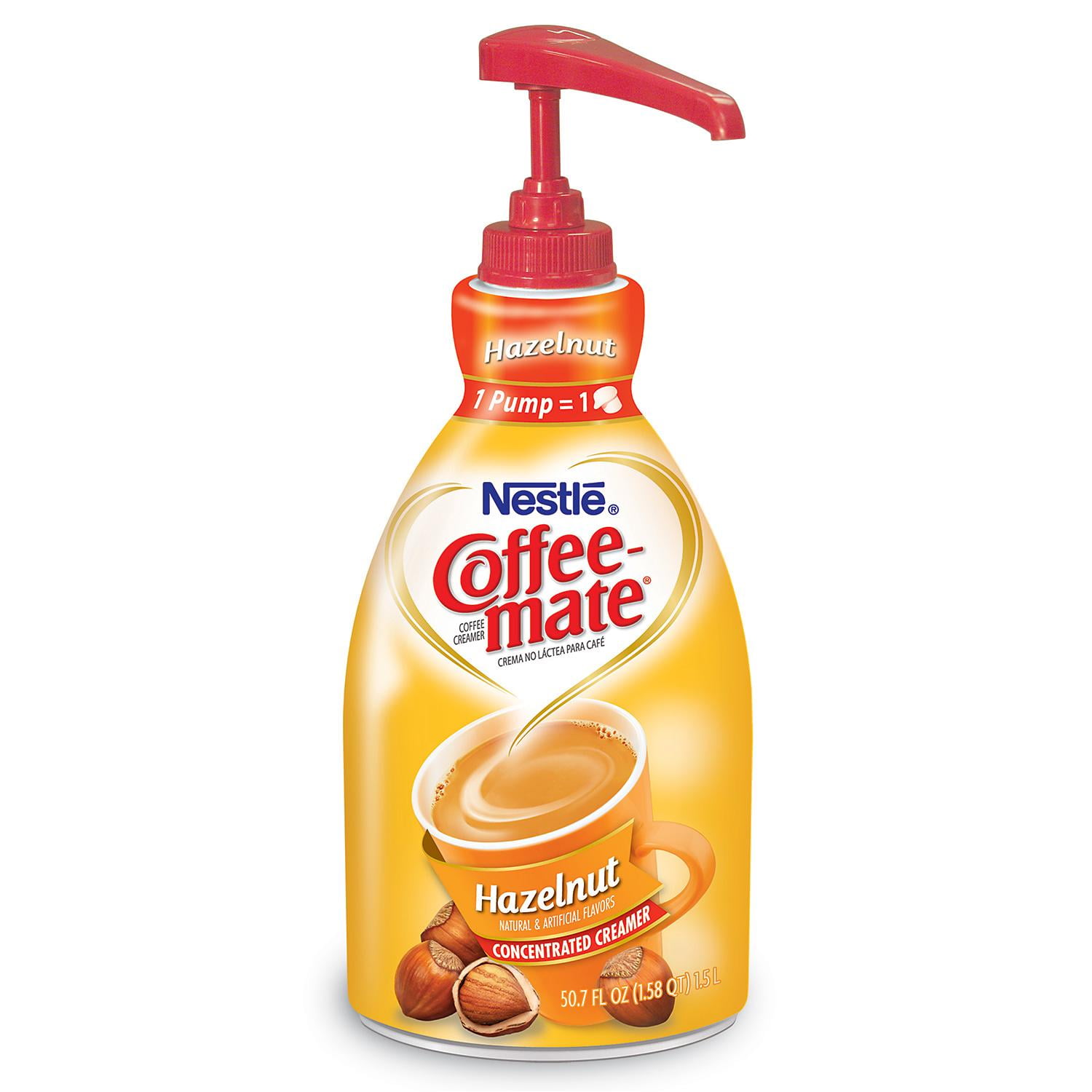 Nestle Coffee-mate Coffee Creamer, Hazelnut (1.58 qt ...