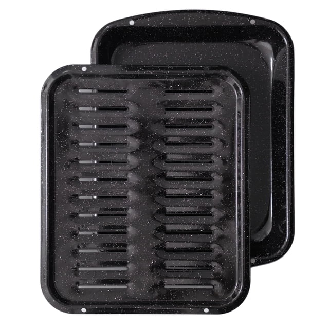 Bandeja para asar CULINARIN 43 x 33 cm de porcelana antiadherente con rejilla