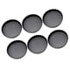 thumbnail image 2 of Molde de 6 pcs mini molde de pastel con fondo de huevo de 3 pulgadas extraíbles moldes de huevo muffins negros redondas para cocinar por postré, 2 of 8