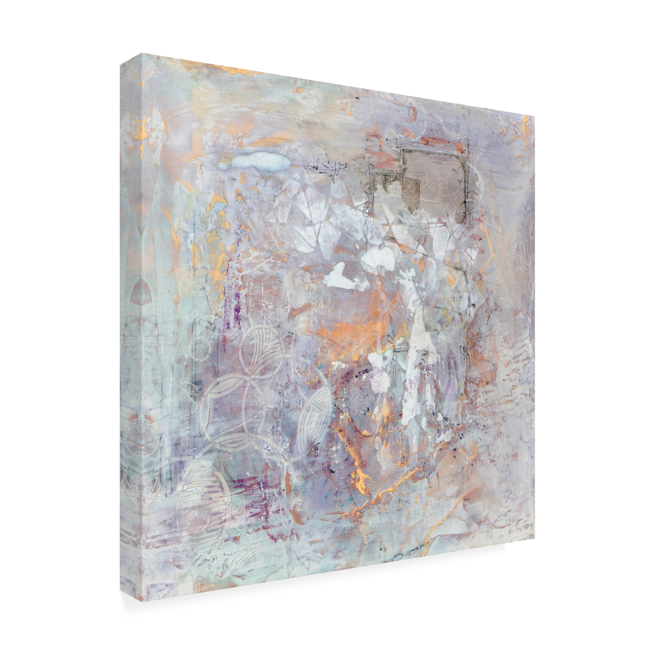 Canvas Wall Art - Karen Hale 'Relic of The Past II' Wall Art for Living Room, Bedroom, or Office Décor by Trademark Fine Art - 18 x 18 Inches