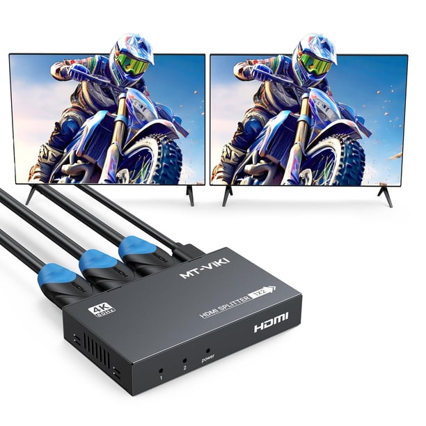 Divisor HDMI MT-VIKI 4K @60Hz 1 entrada 2 salidas HDMI2.0b