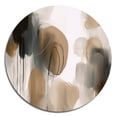 thumbnail image 2 of Designart "Artwork Featuring Abstract Shapes II" Abstract Metal Round Wall Decor, 2 of 5