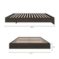thumbnail image 7 of Tribeca Platform Bed, Ebony, Multiple Sizes, 7 of 7