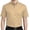 Stone, variant on Mens Button-Down Short Sleeve Cotton Twill Shirt, Extra-Small Khaki