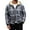 Gray, variant on LNZGNM Mens Flannel Plaid Jacket Fleece Lined Sherpa Lined Plaid Shirt Full Zip with Hood Jackets with Pokect Casual Winter Warm Coats,Gray 2XL