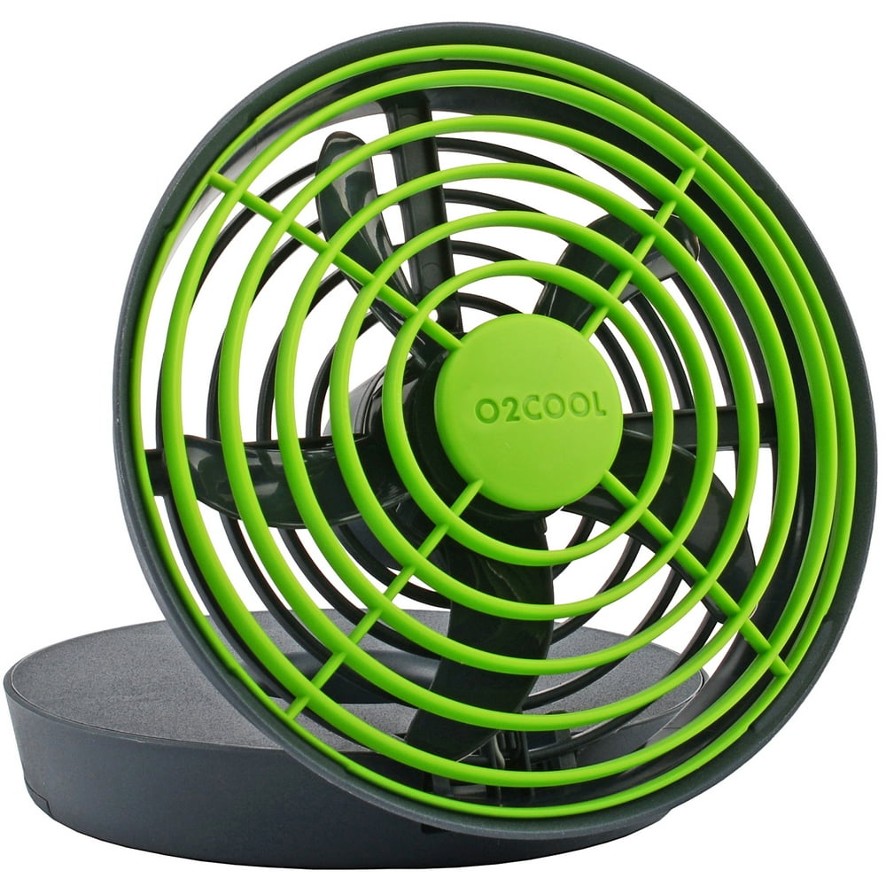 O2COOL 5Inch Portable USB Fan, Green