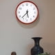 thumbnail image 5 of Reloj grande de pared de madera maciza, silencioso y sencillo, colgante, para el hogar, oficina y dormitorio (con escala), 5 of 8