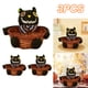 thumbnail image 1 of Cesta Exhibición Fantasma Cuenco Mimbre Natural para Halloween (gato) Color 1 Ud., 1 of 5