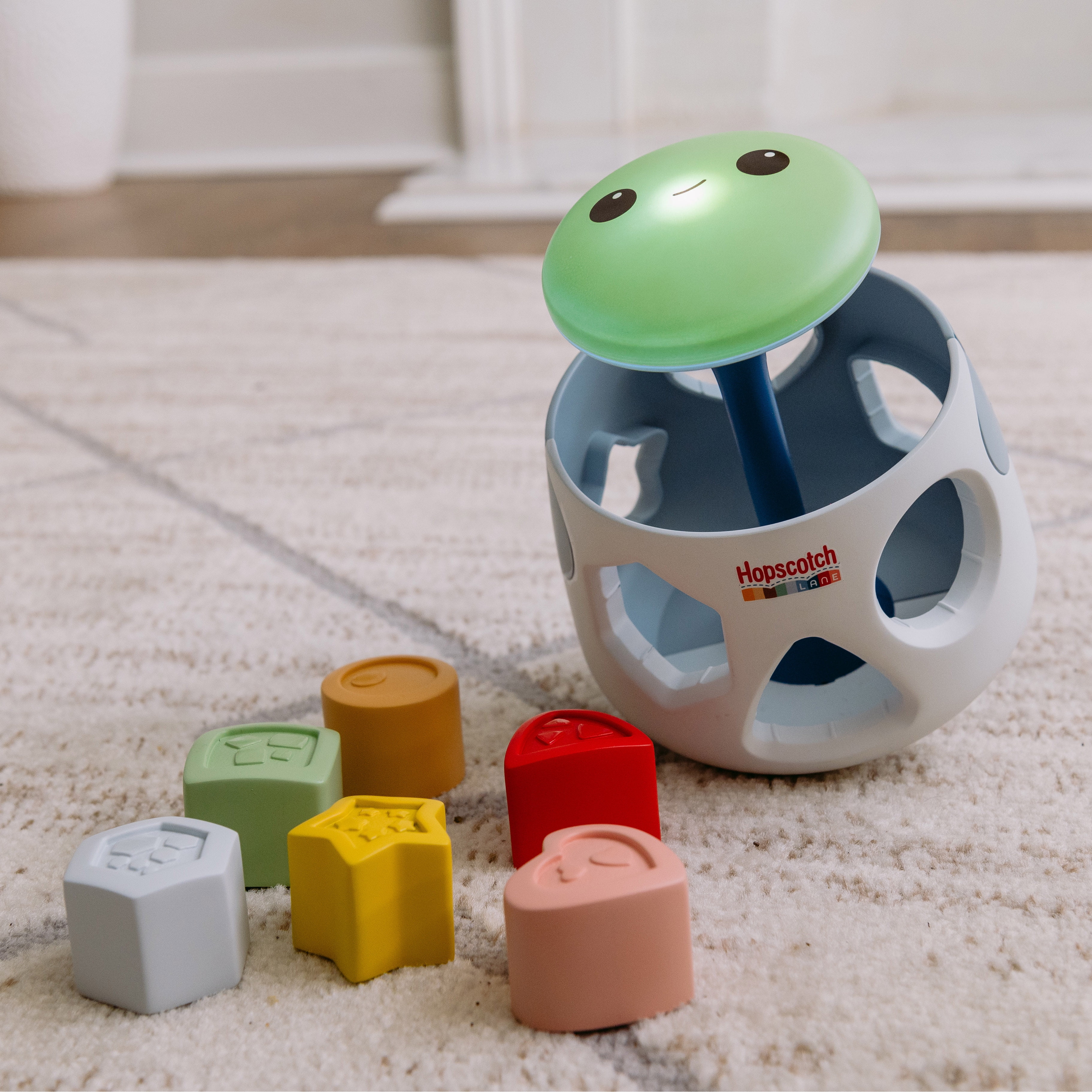 Turtle, Shape Roll-N-Sort Hopscotch Toy, Up & Baby Lane 12+ Toddler Unisex, Light Months Sorting