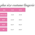 thumbnail image 5 of Leg Avenue Classic French Maid Costume for Women with Lace Trimmed Dress, Plus Size, 5 of 5
