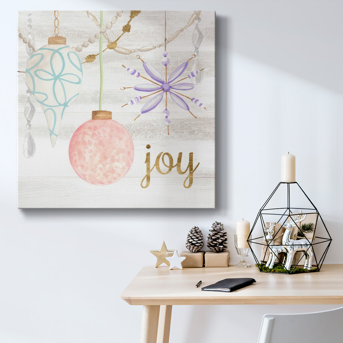 Elegant Ornaments II- Gallery Wrapped Canvas
