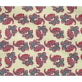 thumbnail image 4 of oneOone Cotton Flex Fabric Leaves & Floral Block Printed Craft Fabric BTY 40 Inch Wide, 4 of 4