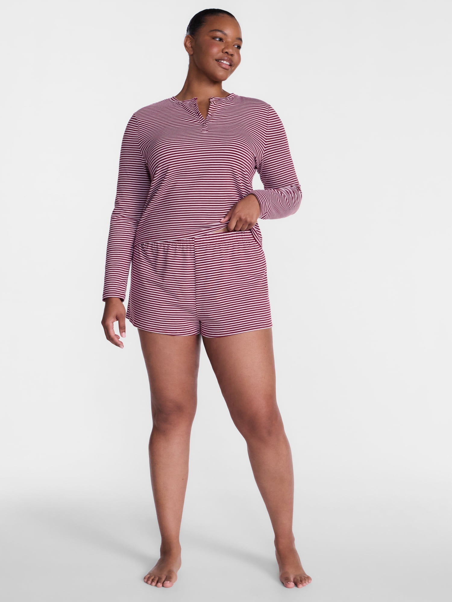 Joyspun Women’s Sleep Shorts, Sizes S-3X