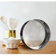 thumbnail image 3 of 8" Stainless Steel Flour Sifter 60 Mesh - Baking Sieve W/Scraper - Gift Idea, 3 of 6