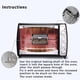 thumbnail image 5 of Matsuzay Tambor para asar a la parrilla de acero inoxidable 360, asador giratorio para barbacoa, tambor para asar, herramienta para parrilla, Herramientas y accesorios para hornear 12×23cm, 5 of 6