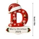 thumbnail image 3 of Adornos de letras para árbol de Navidad | Colgantes con el alfabeto | Set de 26 piezas para decoración navideña DIY | Adornos colgantes de acrílico para el hogar, la oficina y la escuela, 3 of 9