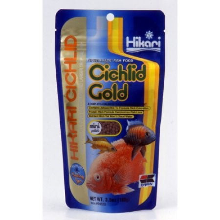 Hikari Cichlid Gold Sinking Mini Pellet Fish Food, 3.5
