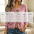thumbnail image 2 of QSXADF Women's Cardigan Sweaters Cropped Casual Ties Front Knit Tops, 2 of 6