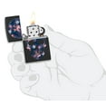thumbnail image 5 of Zippo Flamingo Skull Design Black Matte Pocket Lighter, 5 of 7