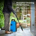 thumbnail image 3 of Spaco 1900 PSI 1.8 GPM Electric Pressure Washer, Versatile Washer with 4 Quick Connect Nozzles, Blue, 3 of 9