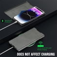 thumbnail image 4 of Case for iPhone 15 Pro Max Wallet Case, for Men Women with Credit Card Holders, Flip Folio PU Leather Kickstand Shockproof Protective Cover 6.7 inch (Gray), 4 of 14