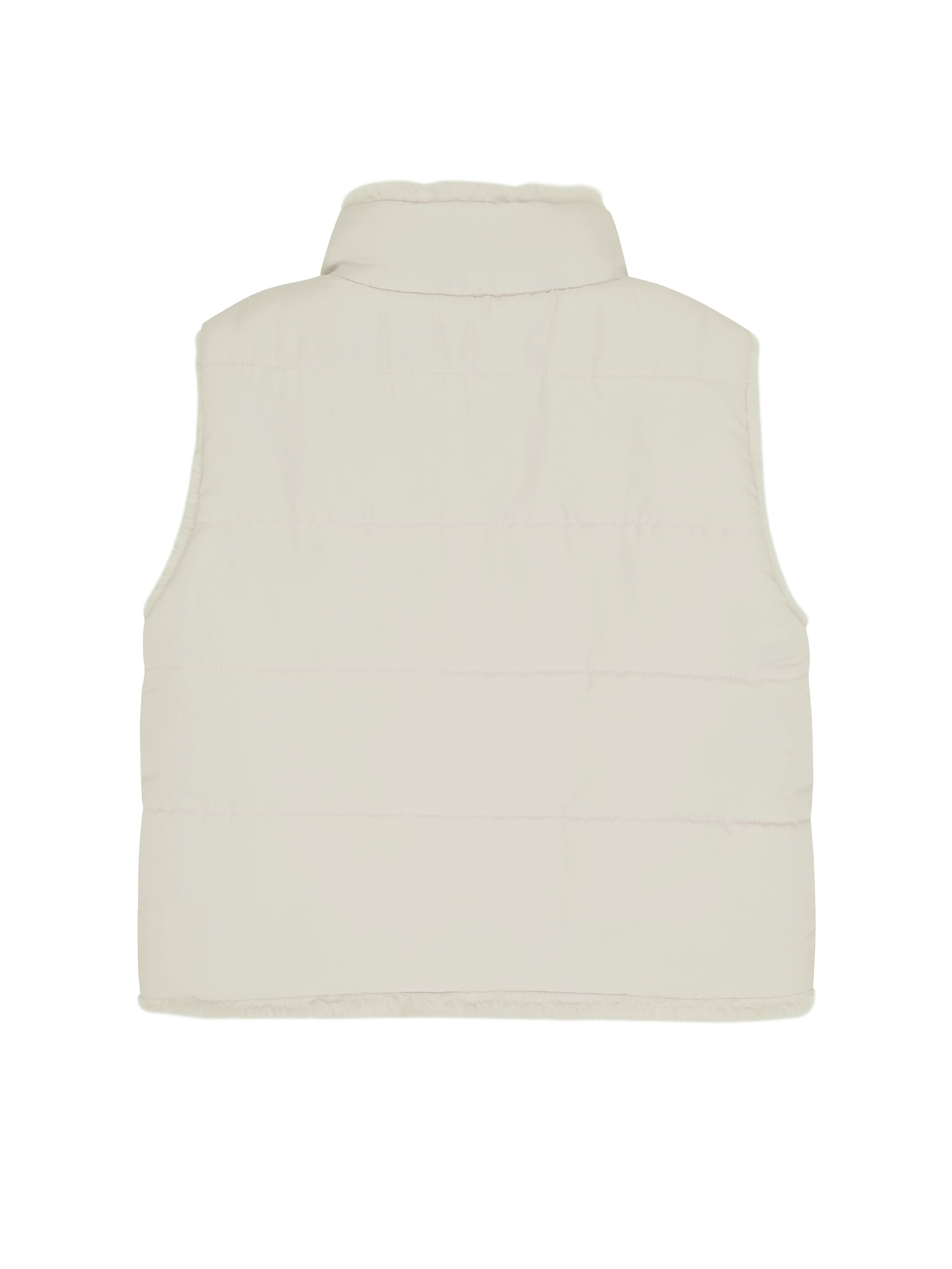 Wonder Nation Toddler Girl Reversible Faux Fur Vest, Sizes 12M-5T