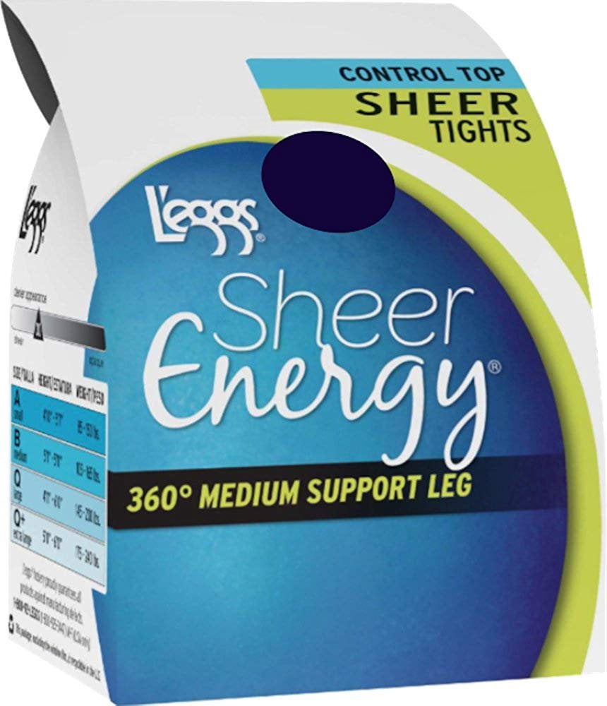 Leggs Sheer Energy Control Top Sheer 