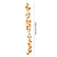 thumbnail image 3 of Boovnll 5.8Ft Halloween Garland, Artificial Maple Leaves Pumpkin Garland Hanging Halloween Garland for Mantle Halloween Indoor Outdoor Fireplace Party Decor, Halloween Decorations, 3 of 6