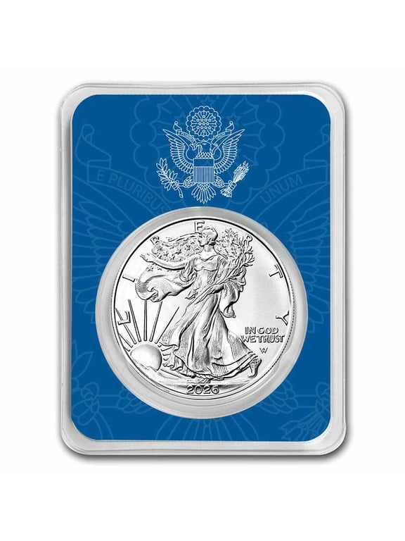 Collectible 2026 1 oz Silver Eagle - w/United States Seal Card, In TEP