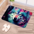thumbnail image 5 of Wolf Polyester Non-Slip Indoor Rugs Chair Mat Floor Carpet Machine Washable, 5 of 6