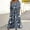 Blue, variant on Hvot&aat Womens Summer Loose Dresses Boho Floral Print Maxi Dress A-Line Flowy Tiered Dress Casual Beach Sundress