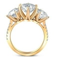 thumbnail image 2 of Pompeii Certified 3.25 - 7.25Ct Diamond 3-Stone Engagement Ring 14k Gold Lab Grown, 2 of 5