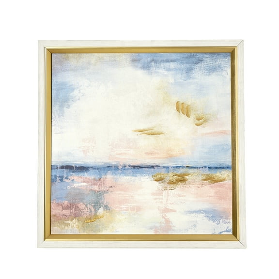 Crystal Art Gallery Colorful Abstract Framed Digital Print 24"x24" by Sona Flynn