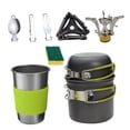 thumbnail image 4 of FONDOTIN 1 Set Camping Cookware Lightweight Aluminum Alloy Outdoor Cooking for 1-2 People, 4 of 8